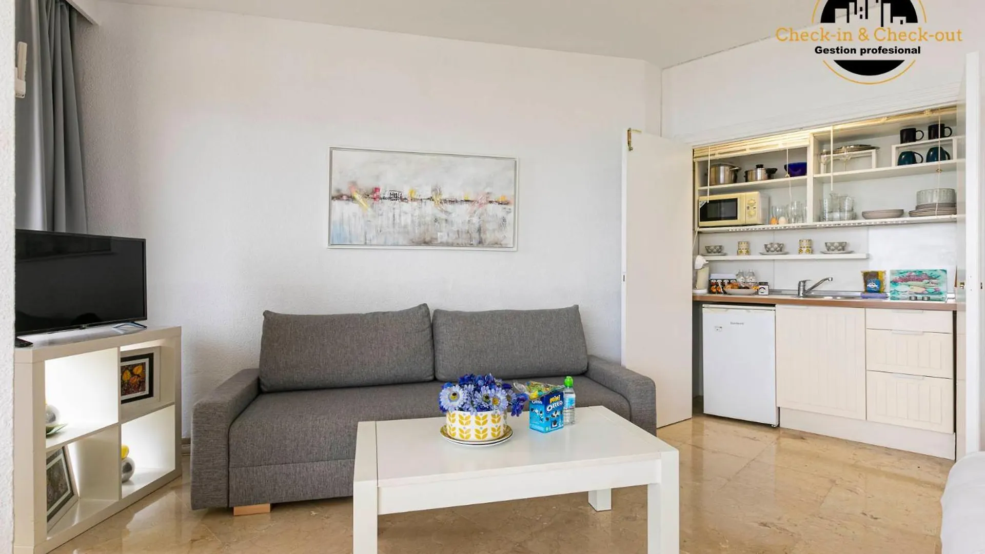 アパート Apartamento El Trasval 1ª Linea トレモリノス